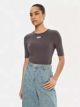 Футболка стандартного кроя Rotate, серый