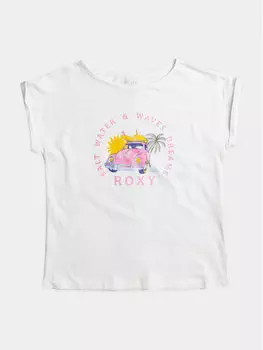 Футболка стандартного кроя Roxy, белый