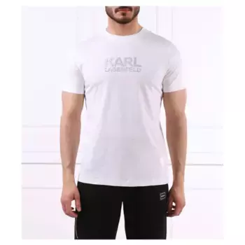 Футболка стандартного кроя с круглым вырезом Karl Lagerfeld, белый