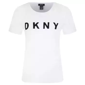 Футболка стандартного кроя с логотипом Dkny, белый