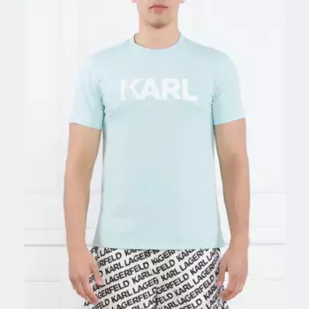 Футболка стандартного кроя с логотипом Karl Karl Lagerfeld, синий