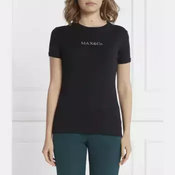 Футболка стандартного кроя с логотипом Max&Co., черный