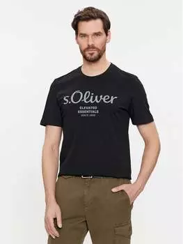 Футболка стандартного кроя S.Oliver, серый