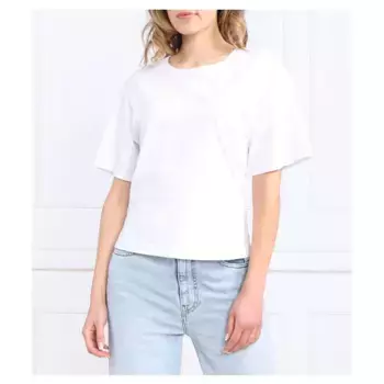 Футболка стандартного кроя с татами Pinko, белый