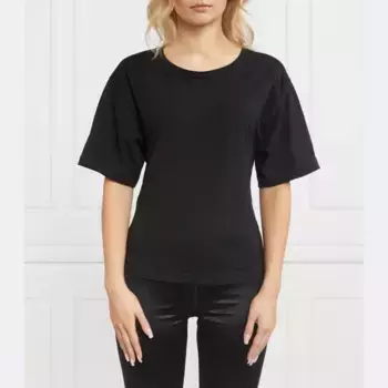 Футболка стандартного кроя с татами Pinko, черный