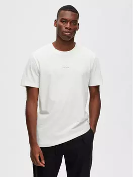 Футболка стандартного кроя Selected Homme, белый
