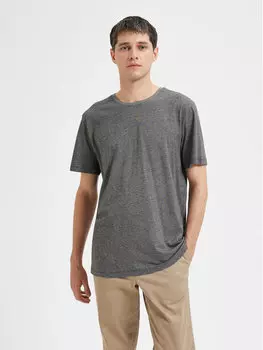 Футболка стандартного кроя Selected Homme, серый