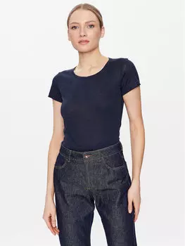 Футболка стандартного кроя Sisley, синий