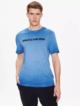 Футболка стандартного кроя Skechers, синий