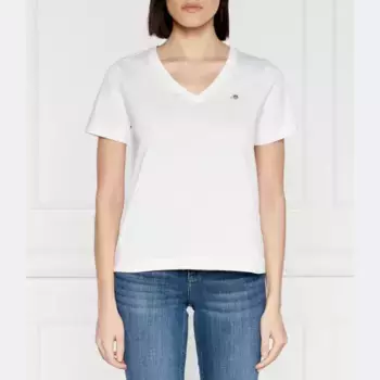 Футболка стандартного кроя со щитом Gant, белый