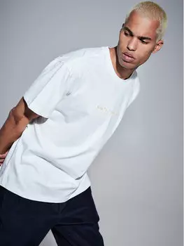 Футболка стандартного кроя Solid, белый