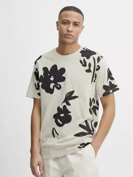 Футболка стандартного кроя Solid, бежевый