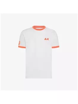 Футболка стандартного кроя Sun68, белый