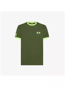 Футболка стандартного кроя Sun68, зеленый