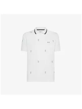 Футболка стандартного кроя Sun68, зеленый