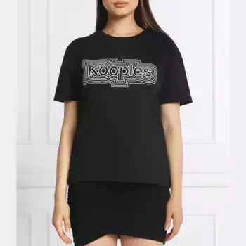 Футболка стандартного кроя The Kooples, черный