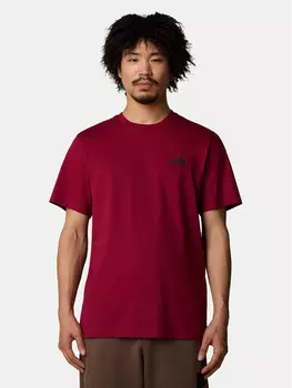 Футболка стандартного кроя The North Face, красный