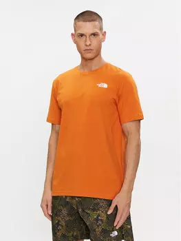 Футболка стандартного кроя The North Face, оранжевый