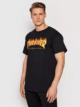 Футболка стандартного кроя Thrasher, черный