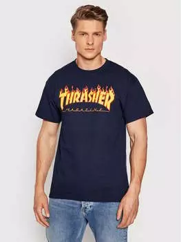 Футболка стандартного кроя Thrasher, синий