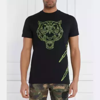 Футболка стандартного кроя Tiger Plein Sport, черный