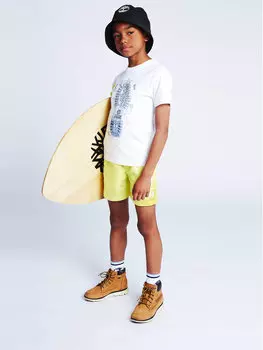Футболка стандартного кроя Timberland, белый