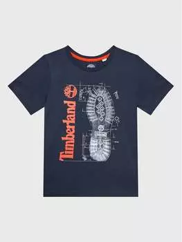 Футболка стандартного кроя Timberland, синий