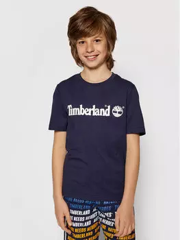 Футболка стандартного кроя Timberland, синий