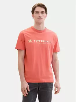 Футболка стандартного кроя Tom Tailor, красный