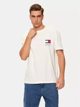 Футболка стандартного кроя Tommy Jeans, экрю