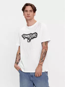 Футболка стандартного кроя Tommy Jeans, белый