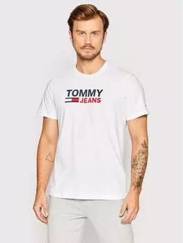 Футболка стандартного кроя Tommy Jeans, белый