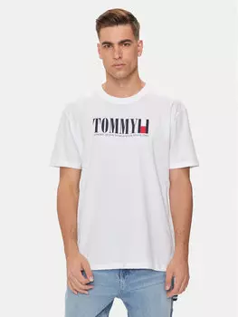 Футболка стандартного кроя Tommy Jeans, белый
