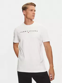 Футболка стандартного кроя Tommy Jeans, белый