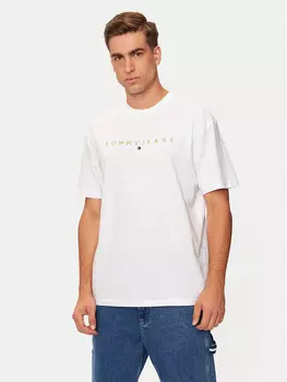 Футболка стандартного кроя Tommy Jeans, белый