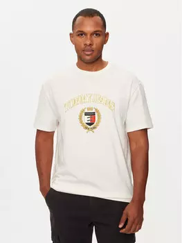 Футболка стандартного кроя Tommy Jeans, белый