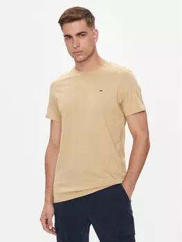 Футболка стандартного кроя Tommy Jeans, бежевый