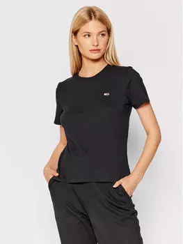 Футболка стандартного кроя Tommy Jeans, черный