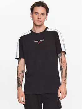 Футболка стандартного кроя Tommy Jeans, черный