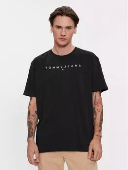 Футболка стандартного кроя Tommy Jeans, черный