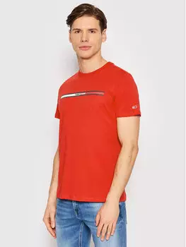 Футболка стандартного кроя Tommy Jeans, красный