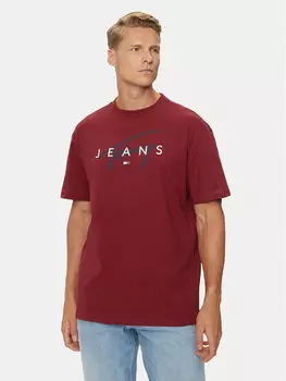 Футболка стандартного кроя Tommy Jeans, красный