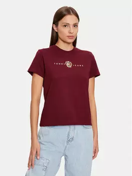 Футболка стандартного кроя Tommy Jeans, красный
