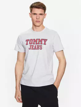 Футболка стандартного кроя Tommy Jeans, серый