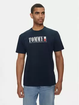 Футболка стандартного кроя Tommy Jeans, синий
