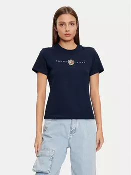 Футболка стандартного кроя Tommy Jeans, синий