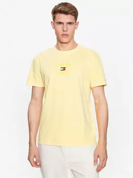 Футболка стандартного кроя Tommy Jeans, желтый