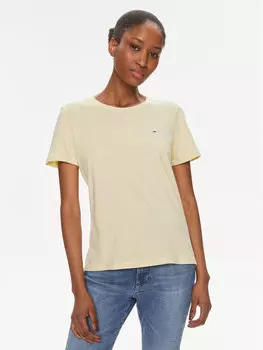 Футболка стандартного кроя Tommy Jeans, желтый