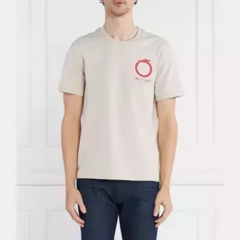 Футболка стандартного кроя Trussardi, бежевый