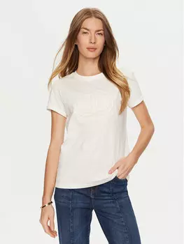 Футболка стандартного кроя Twinset, белый